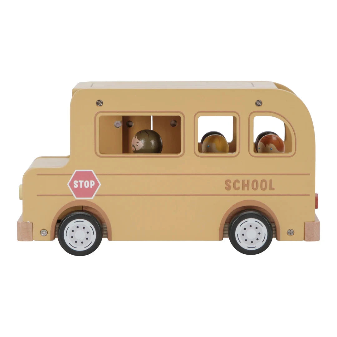 Little Dutch - Wooden School Bus Wooden Toy Little Dutch 