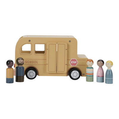 Little Dutch - Wooden School Bus Wooden Toy Little Dutch 