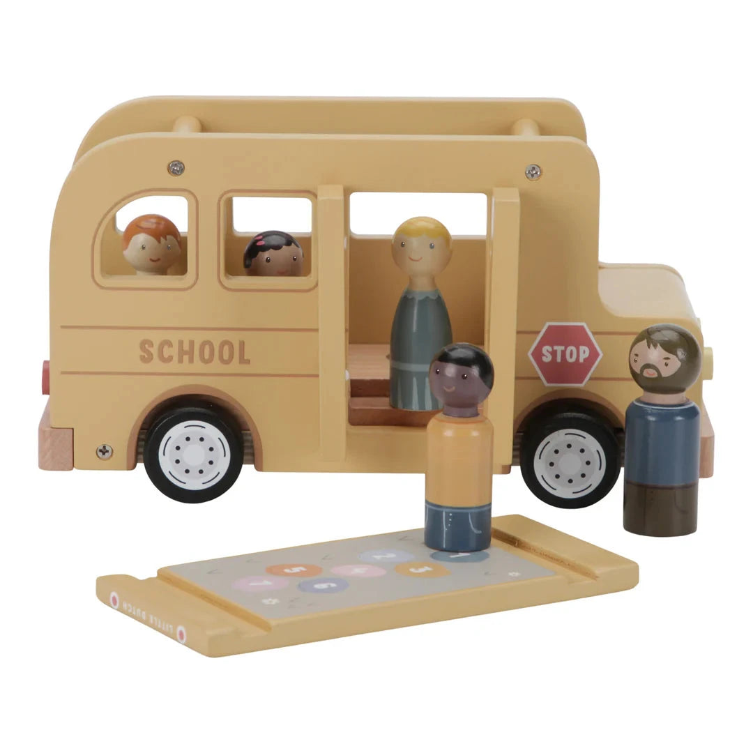 Little Dutch - Wooden School Bus Wooden Toy Little Dutch 