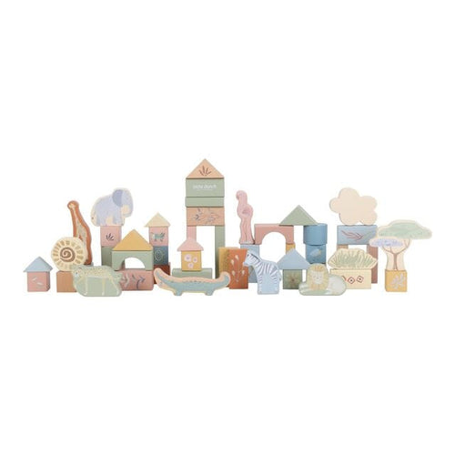 Little Dutch - Wooden Sorting Blocks | Safari Friends