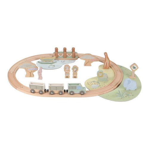 Little Dutch - Wooden Train Set | Safari Friends