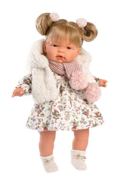 Llorens - Doll | Joelle Pink Scarf Doll Llorens 