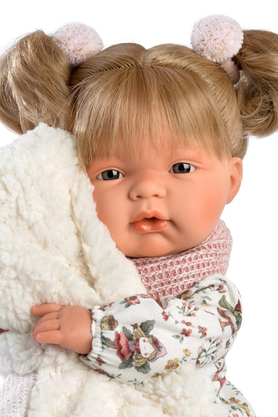 Llorens - Doll | Joelle Pink Scarf Doll Llorens 