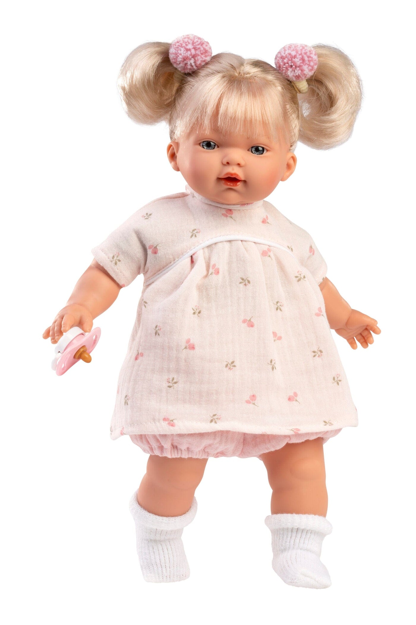 Llorens - Doll | Roberta Pink with Flowers Doll Llorens 