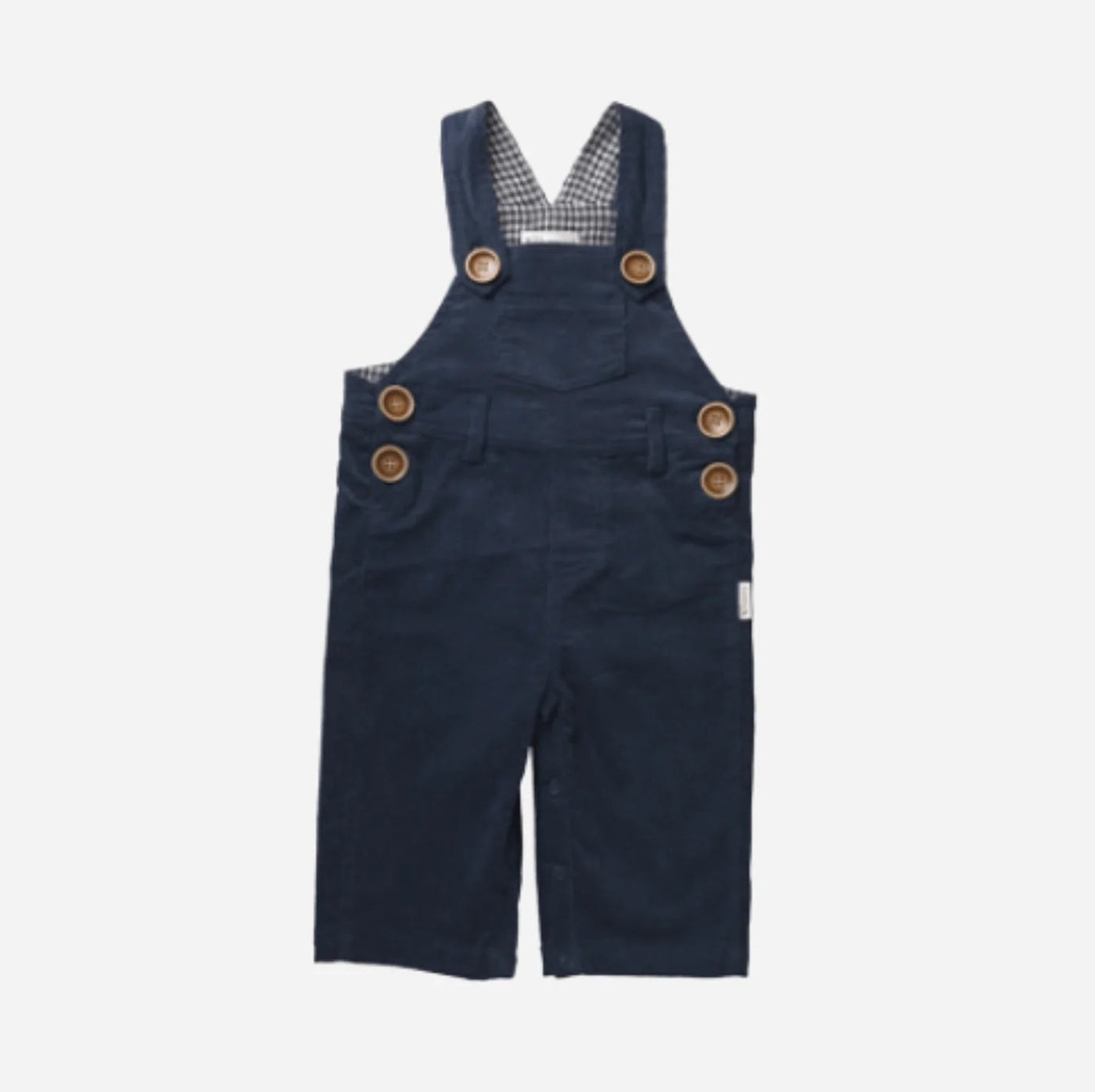 Love Henry Baby Boys Roy Dungaree - Navy Corduroy Overalls Love Henry 