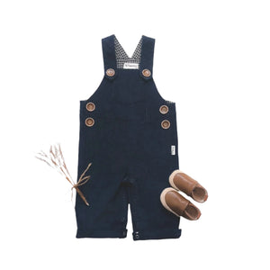 Love Henry - Baby Boys Roy Dungaree Navy Corduroy