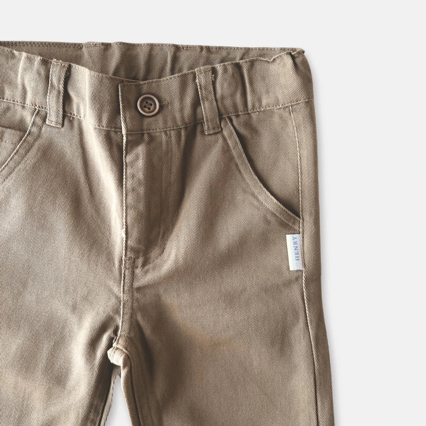 Love Henry - Boys Chino Pant | Taupe Pants Love Henry 