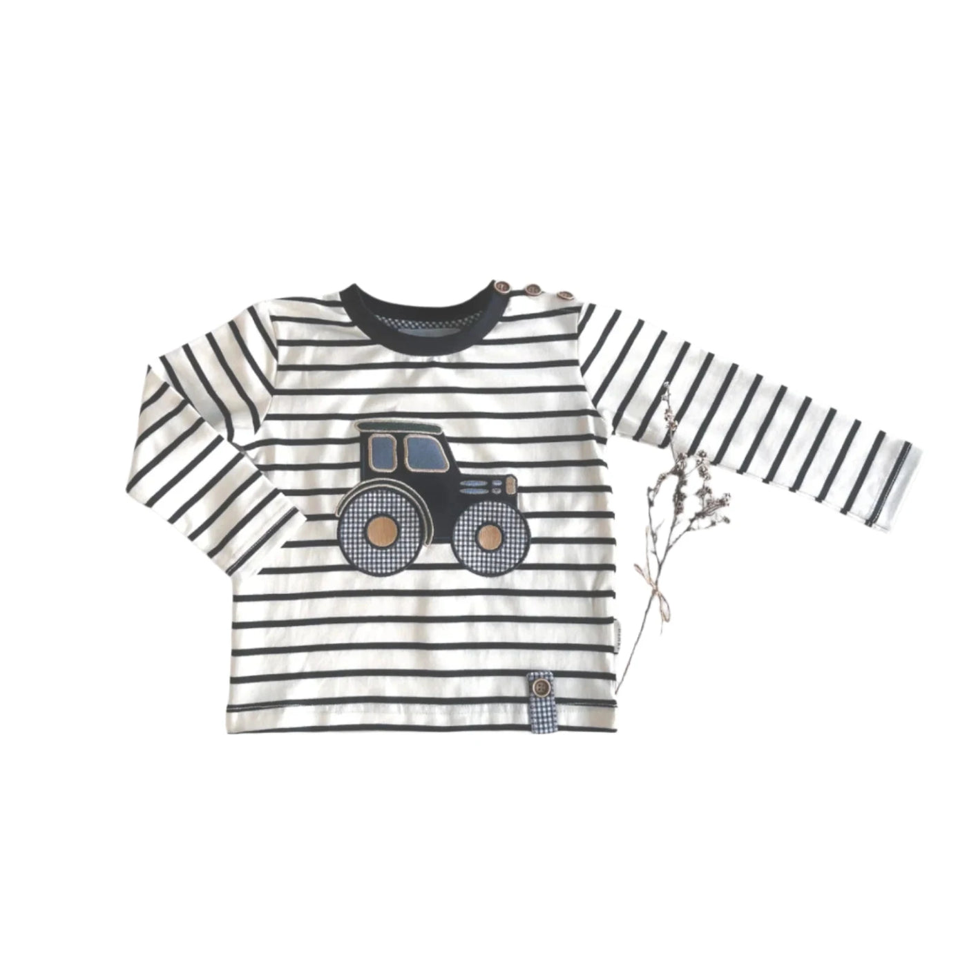 Love Henry - Boys LS Applique Tee | Tractor Long Sleeve T-Shirt Love Henry 