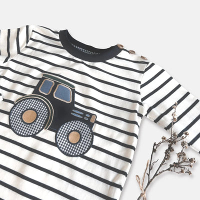 Love Henry - Boys LS Applique Tee | Tractor Long Sleeve T-Shirt Love Henry 