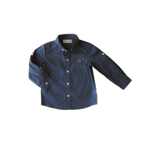 Love Henry - Boys Oxford Dress Shirt | Navy