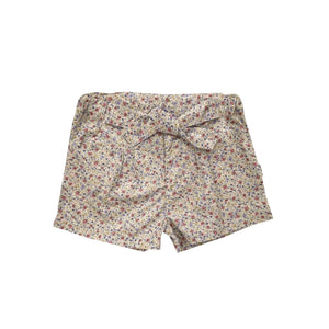 Love Henry - Girls Tie Waist Shorts Fairyfloss Sunset