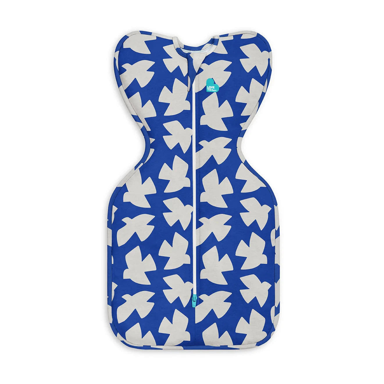 Love To Dream - Stretch Cotton Swaddle UP 1.0 TOG | Cobalt Paperbirds Swaddles Love To Dream 