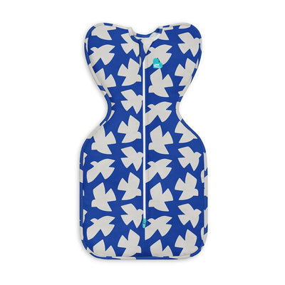 Love To Dream - Stretch Cotton Swaddle UP 1.0 TOG | Cobalt Paperbirds Swaddles Love To Dream 