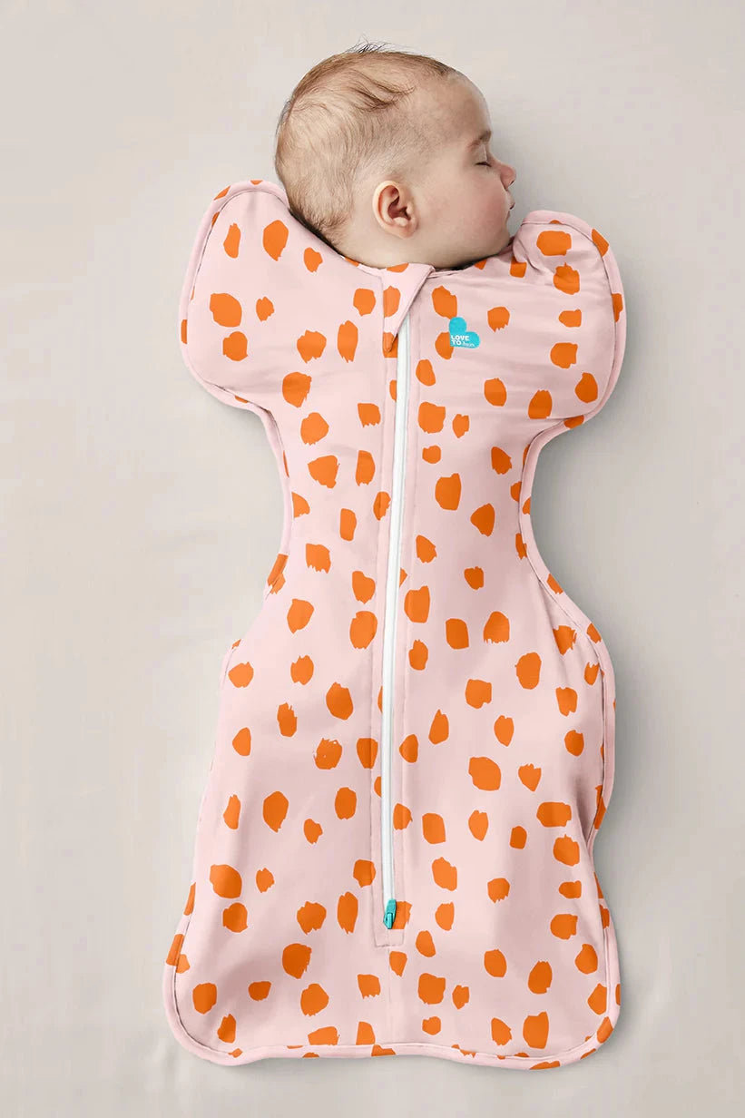 Love To Dream - Stretch Cotton Swaddle UP 1.0 TOG | Light Pink Jumbo Animal Swaddles Love To Dream 
