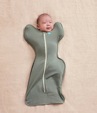 Love To Dream - Stretch Cotton Swaddle UP 1.0 TOG | Olive Swaddles Love To Dream 
