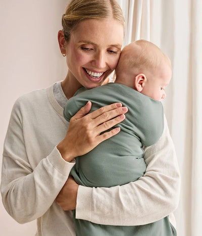 Love To Dream - Stretch Cotton Swaddle UP 1.0 TOG | Olive Swaddles Love To Dream 