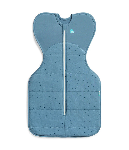 Love To Dream - Swaddle Up 2.5 Tog Quilted Stretch | Blue Pebbles