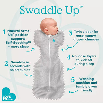 Love To Dream - Swaddle UP Original - Dusty Pink Swaddles Love To Dream 