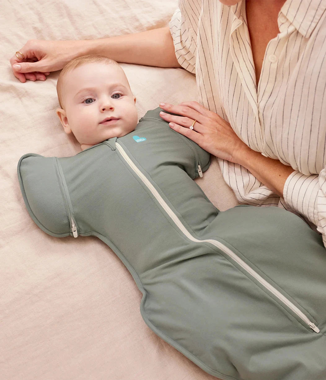 Love To Dream - Swaddle UP Transition Bag 1.0 TOG | Deep Olive Swaddles Love To Dream 