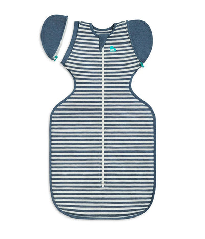 Love To Dream - Swaddle UP Transition Bag 1.0 TOG | Denim Stripe Swaddles Love To Dream 