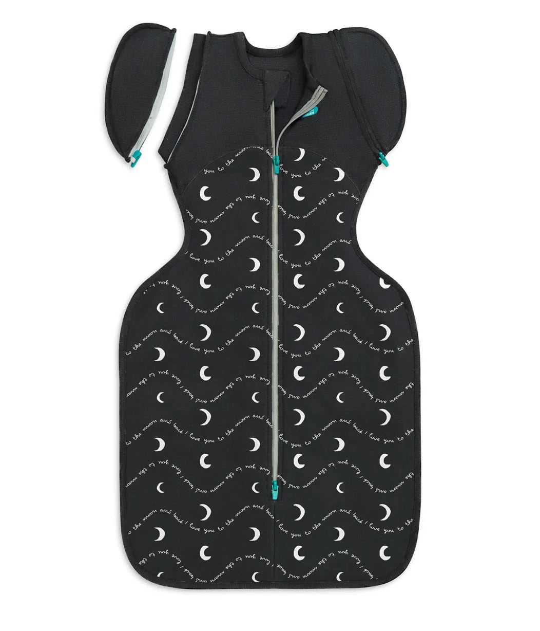 Love To Dream - Swaddle UP Transition Bag 1.5 TOG | Moon and Back Charcoal Swaddles Love To Dream 
