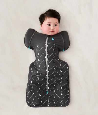 Love To Dream - Swaddle UP Transition Bag 1.5 TOG | Moon and Back Charcoal Swaddles Love To Dream 