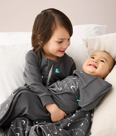 Love To Dream - Swaddle UP Transition Bag 1.5 TOG | Moon and Back Charcoal Swaddles Love To Dream 