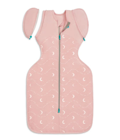Love To Dream - Swaddle UP Transition Bag 1.5 TOG | Moon and Back Dusty Pink Swaddles Love To Dream 