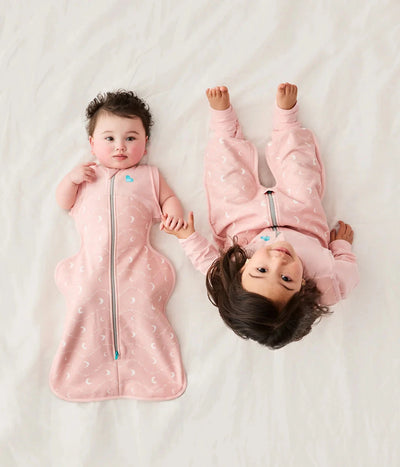 Love To Dream - Swaddle UP Transition Bag 1.5 TOG | Moon and Back Dusty Pink Swaddles Love To Dream 