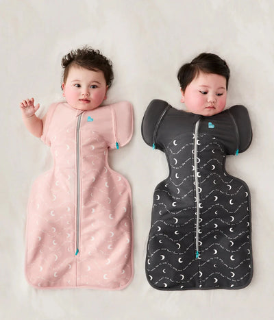 Love To Dream - Swaddle UP Transition Bag 1.5 TOG | Moon and Back Dusty Pink Swaddles Love To Dream 