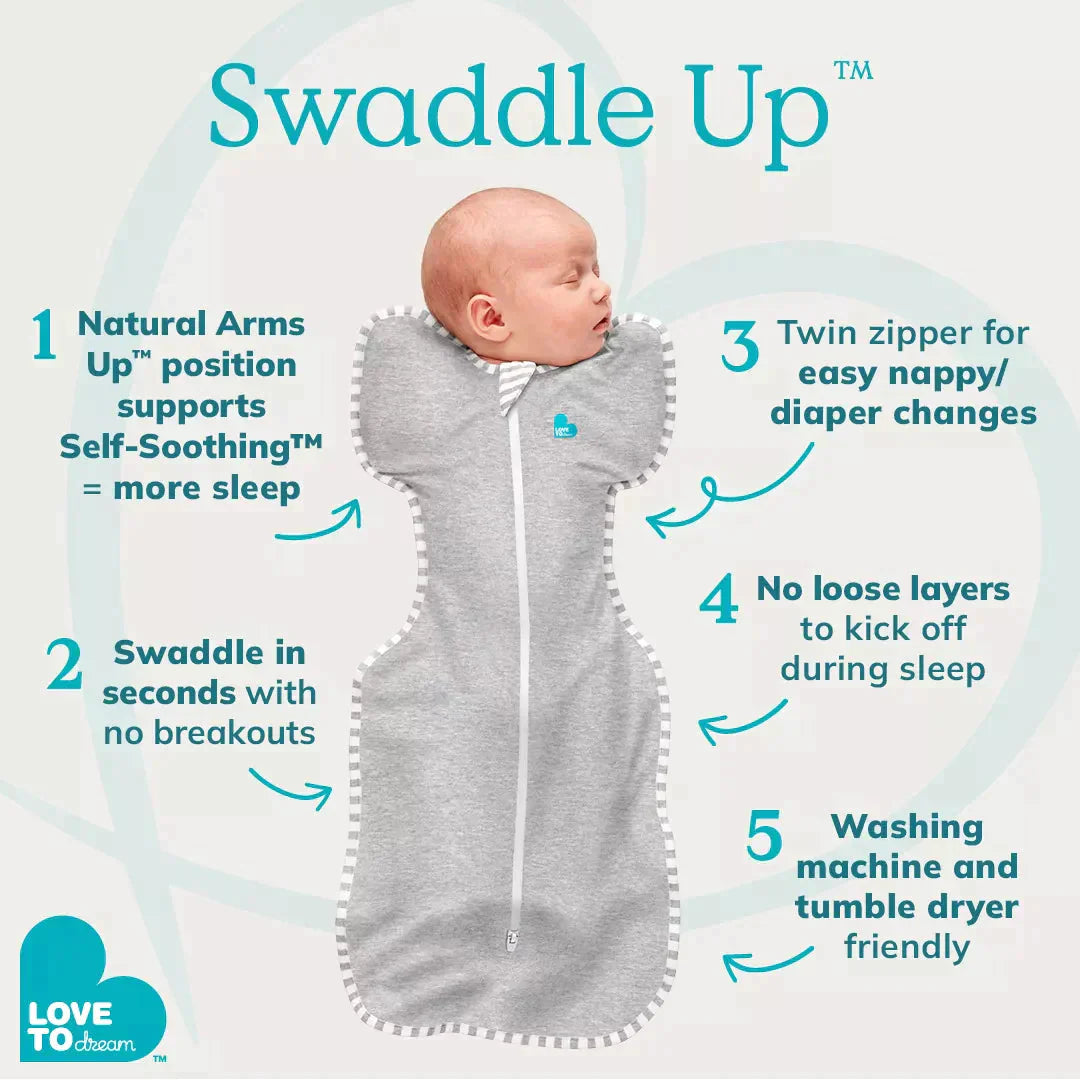 Love To Dream - Swaddle UP Warm - Dusty Blue Swaddles Love To Dream 