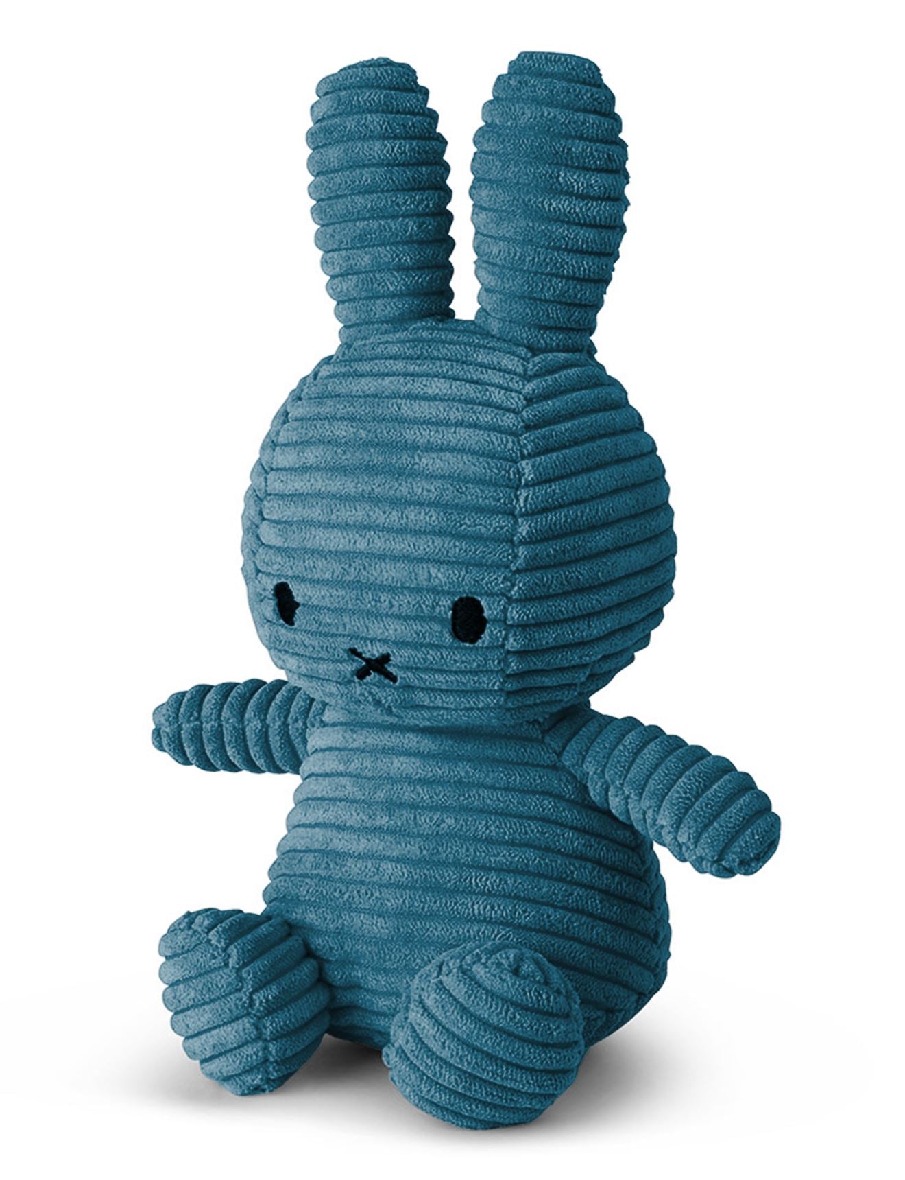 Miffy Sitting Corduroy Aviator Blue - 23cm Soft Toy Miffy 