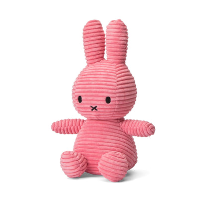 Miffy Sitting Corduroy Bubblegum Pink - 23cm Soft Toy Miffy 