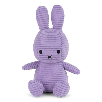 Miffy Sitting - Corduroy Lilac - 23cm Soft Toy Miffy 