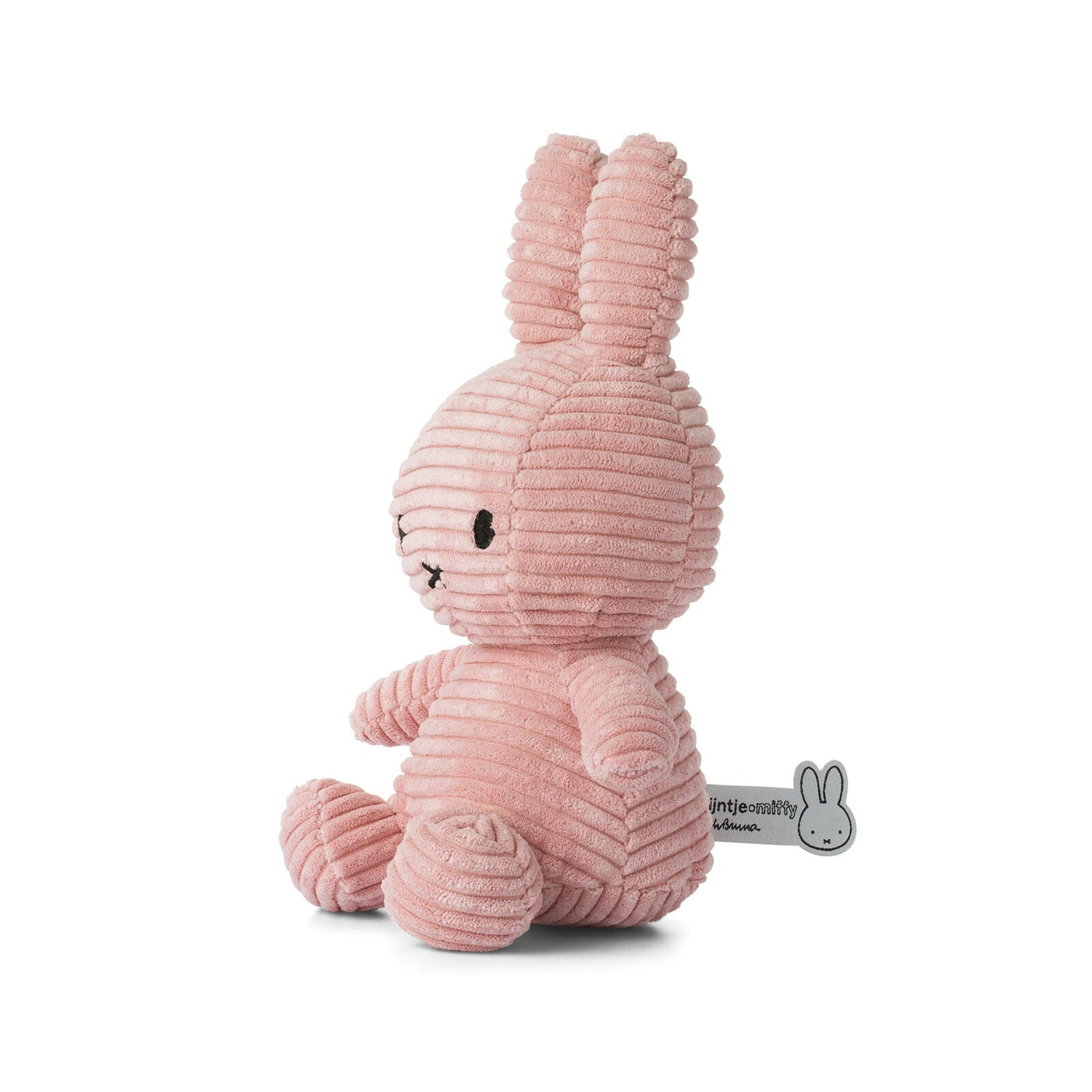 Miffy Sitting Corduroy Pink - 23cm Soft Toy Miffy 