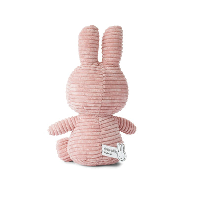 Miffy Sitting Corduroy Pink - 23cm Soft Toy Miffy 