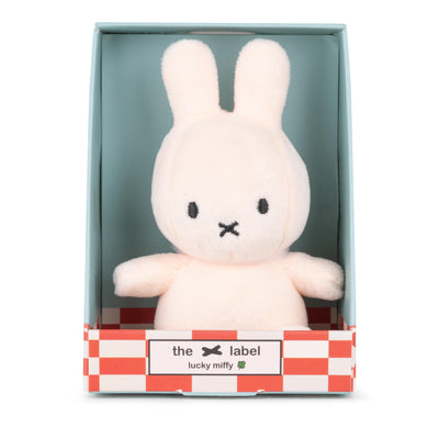 Miffy Sitting - Lucky Pink In Giftbox - 10 cm Soft Toy Miffy 