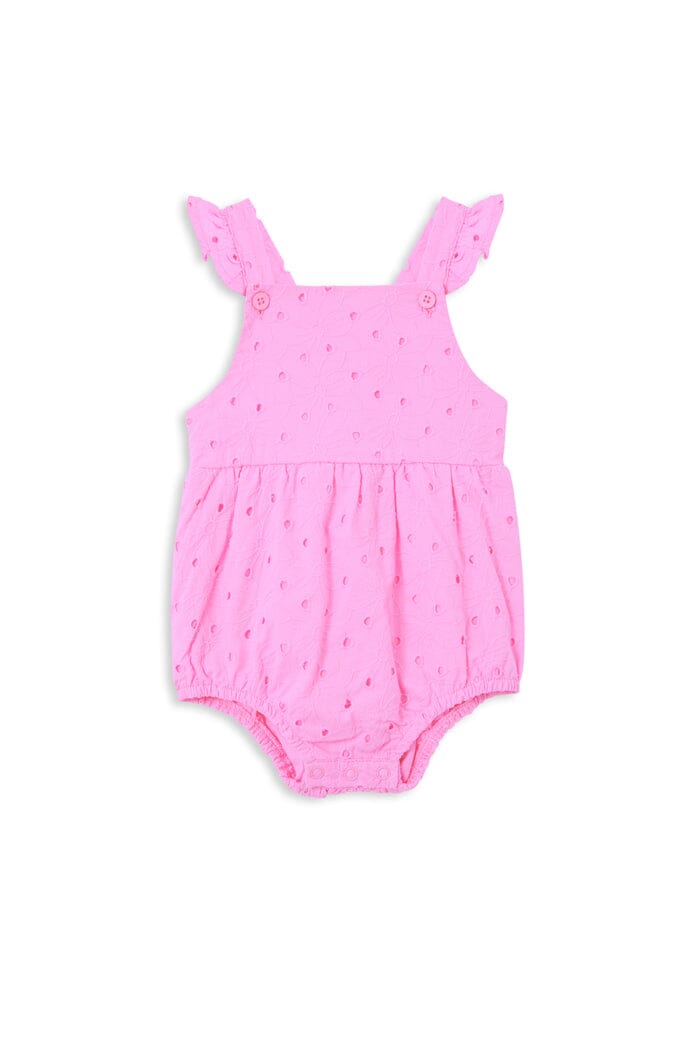 Milky - Pink Broderie Playsuit Playsuit Milky 