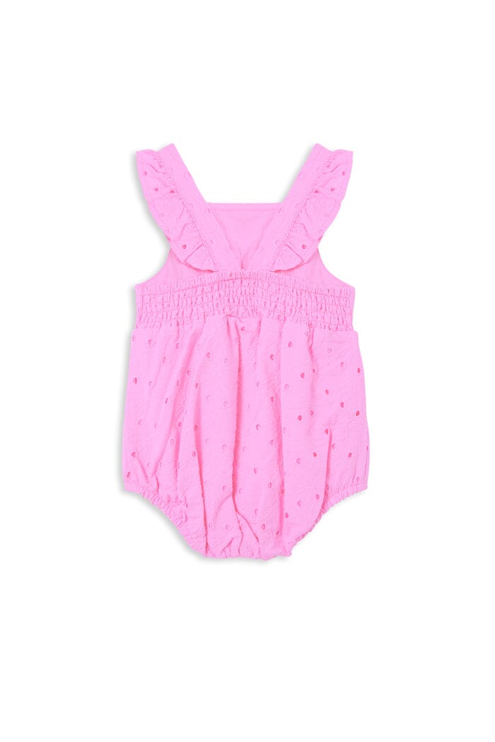 Milky - Pink Broderie Playsuit Playsuit Milky 