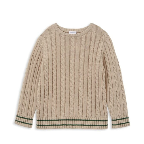Milky True Natural Cable Knit Jumper
