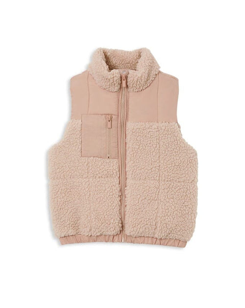 Milky Two Tone Puffer Vest