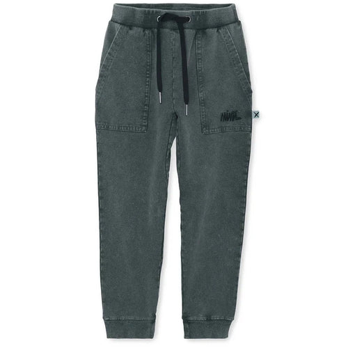Minti Blasted Stow Trackies - Olive Wash