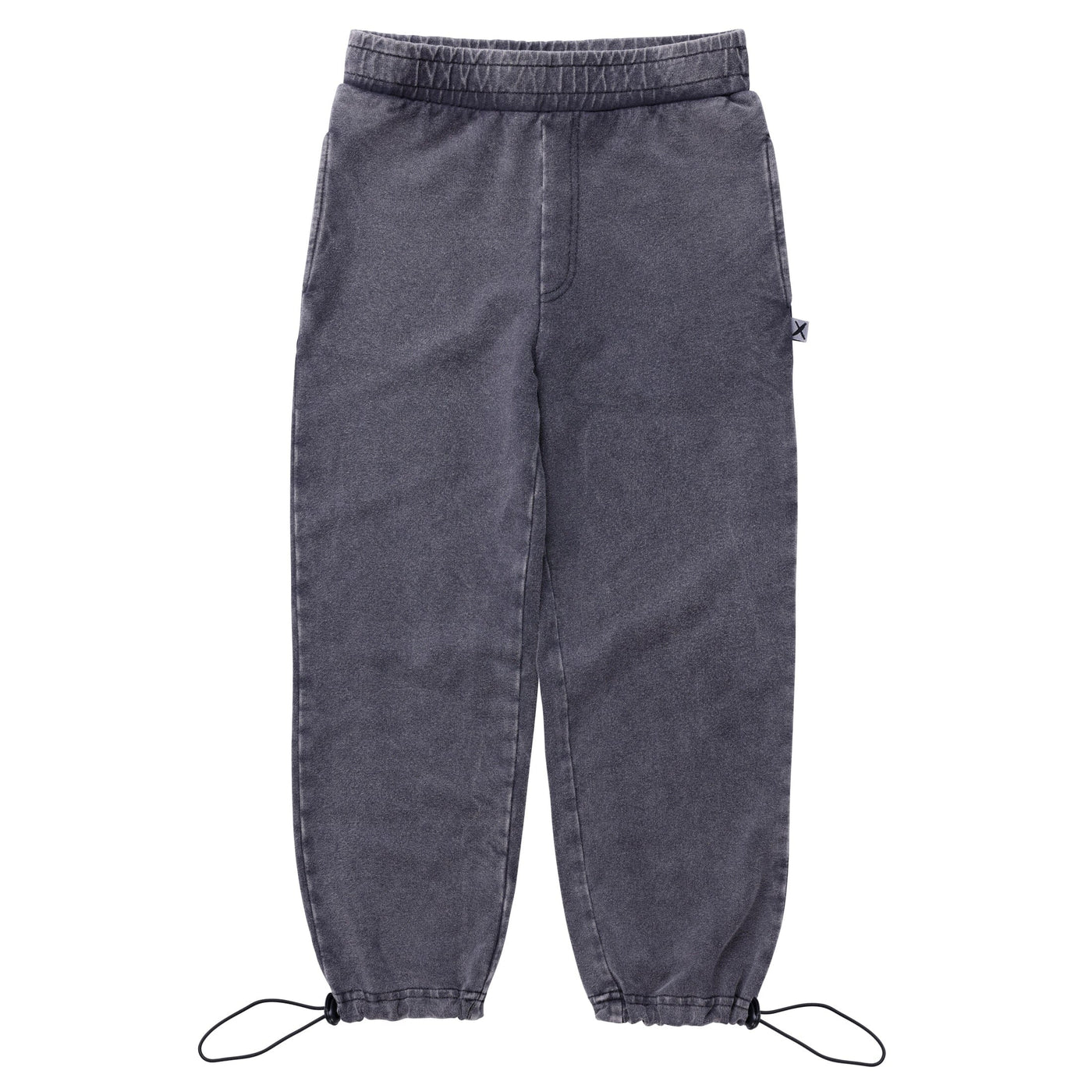 Minti Blasted Toggle Trackies - Black Wash Trackpants Minti 