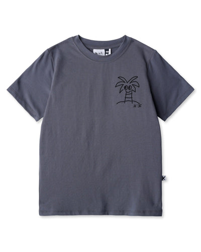 Minti - Cheeky Palm Tee | Dark Grey - PREORDER Short Sleeve T-Shirt Minti 