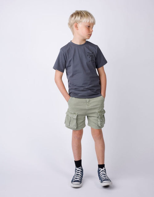 Minti - Cheeky Palm Tee | Dark Grey - PREORDER