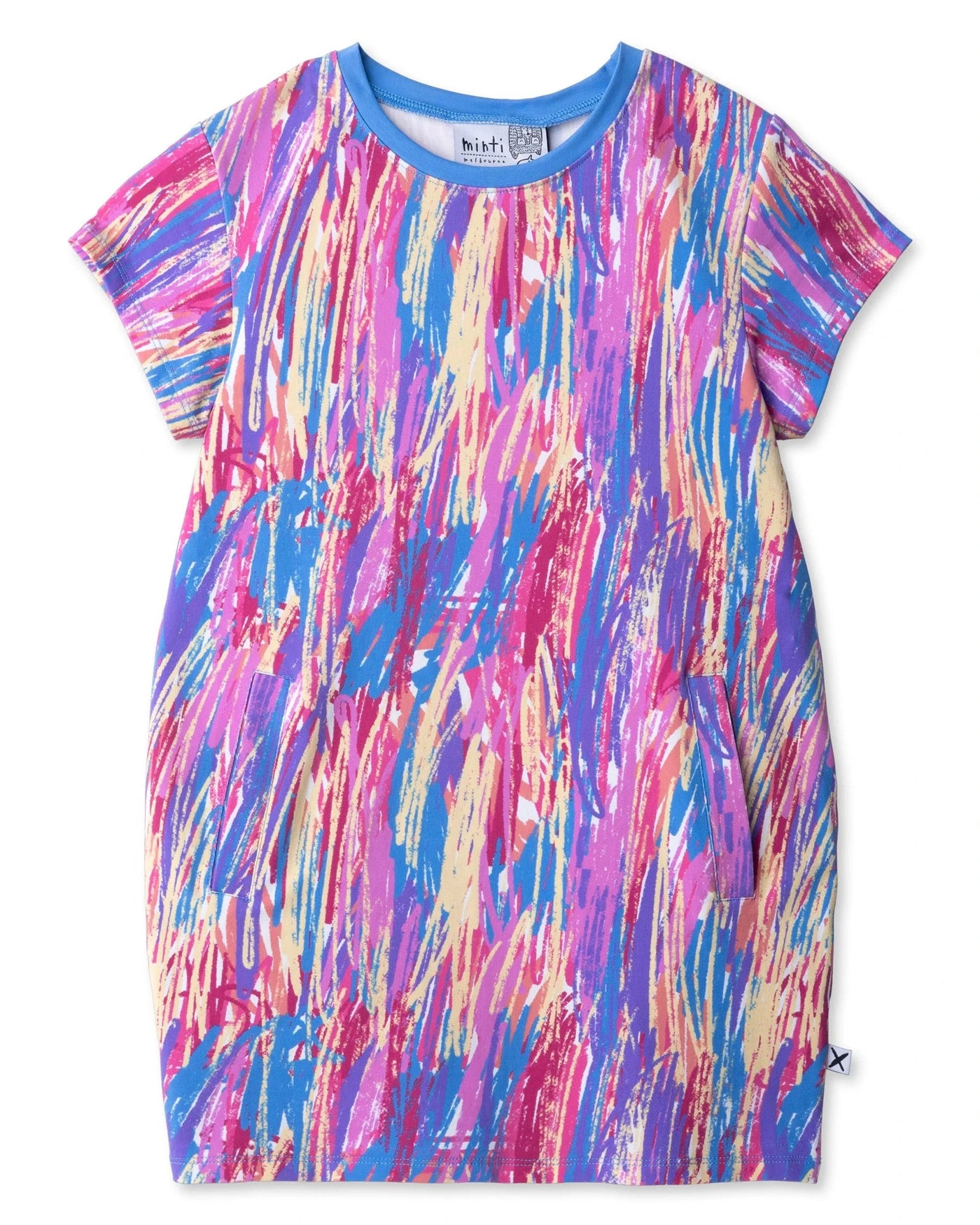 Minti - Crayon Dress | Multi - PREORDER Short Sleeve Dress Minti 