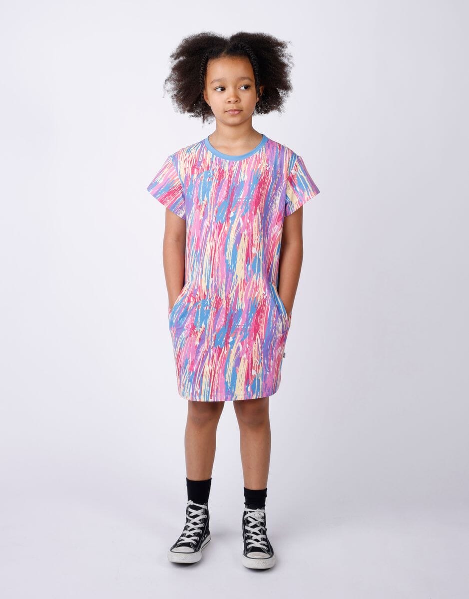 Minti - Crayon Dress | Multi Short Sleeve Dress Minti 