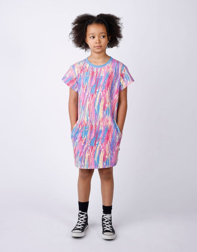 Minti - Crayon Dress | Multi Short Sleeve Dress Minti 