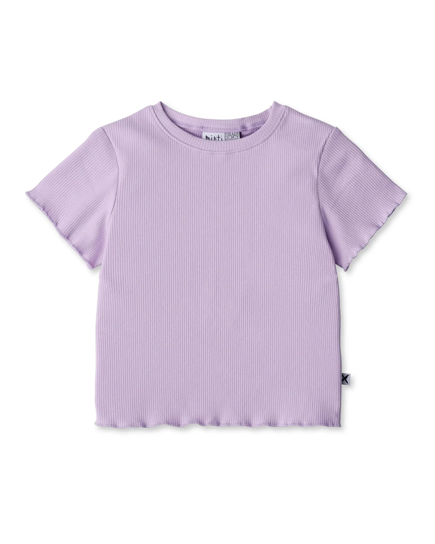 Minti - Deluxe Rib Tee | Light Purple - PREORDER Short Sleeve T-Shirt Minti 
