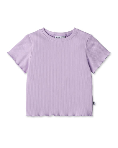Minti - Deluxe Rib Tee | Light Purple - PREORDER Short Sleeve T-Shirt Minti 